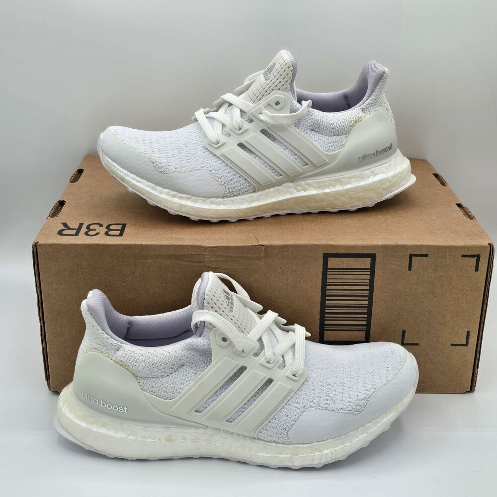 adidas UltraBoost Triple White Aged Boost FY2898 Running Shoes Women’s Size 6
